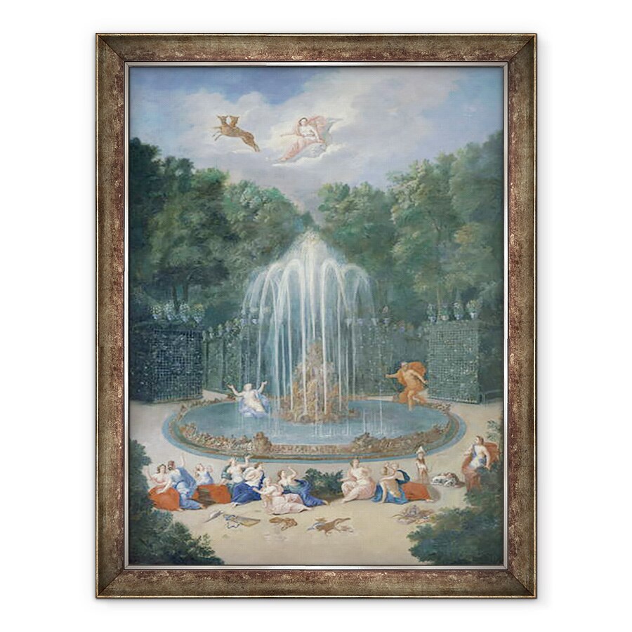 Tablou inramat - Jean Cotelle the Younger - Groves de Versailles. Vedere de stele sau de munte de apa cu Alph convingatoare Arethusa, 70 x 90 cm