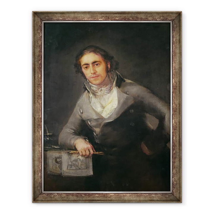 Tablou inramat - Francisco Jose de Goya y Lucientes - Portretul unui barbat, 70 x 90 cm