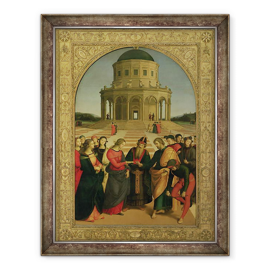 Tablou inramat - Raphael - Casatoria Fecioarei I, 60 x 80 cm