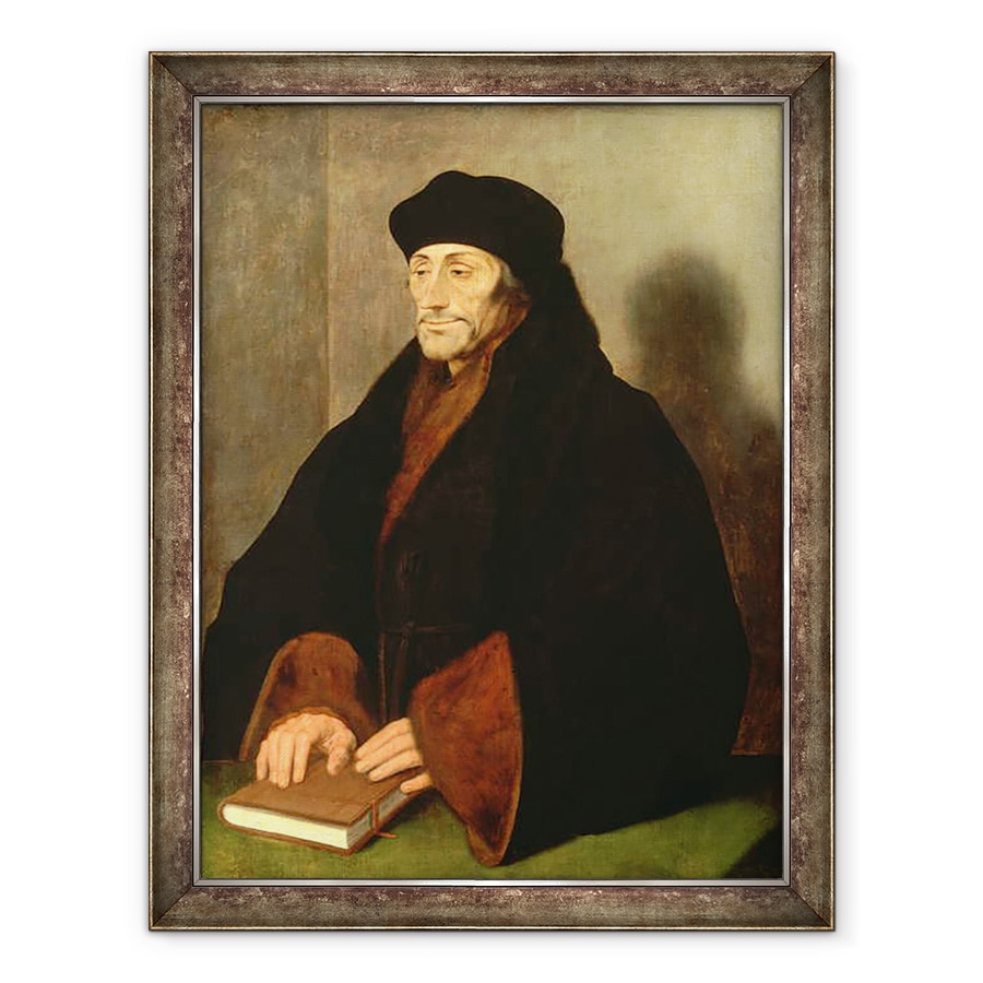 Tablou inramat - Hans Holbein the Younger - Erasmus din Rotterdam I, 60 x 80 cm