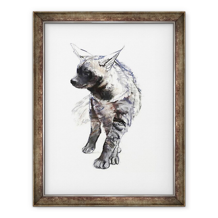 Tablou inramat - Mark Adlington - Dungi Hiaena Pup, 2010, 70 x 90 cm