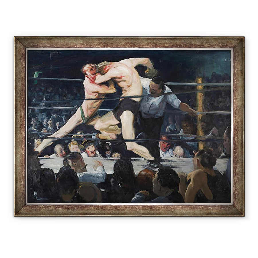 Tablou inramat - George Wesley Bellows - Cerb la Sharkeys, 60 x 80 cm