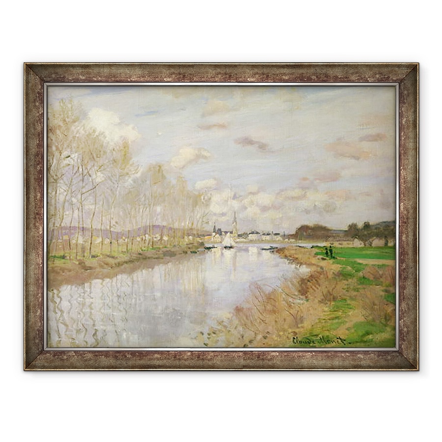 Tablou inramat - Claude Monet - Yacht la Argenteuil, 60 x 80 cm