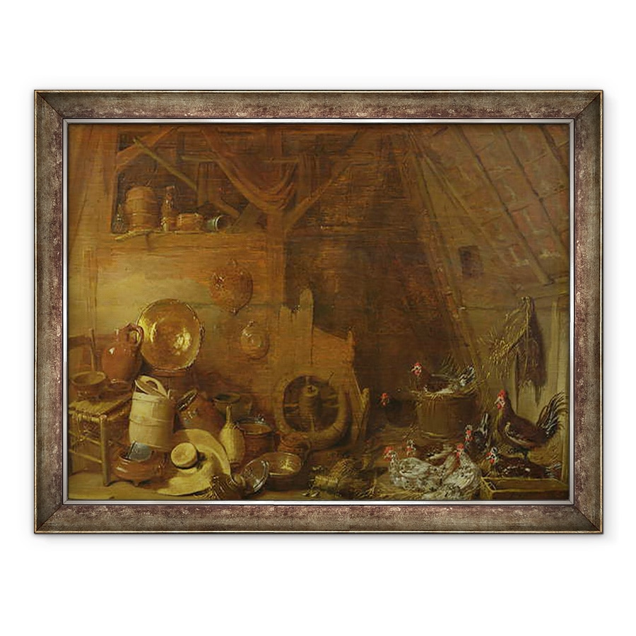 Tablou inramat - Frans Ryckhals - Interior hambar, 60 x 80 cm