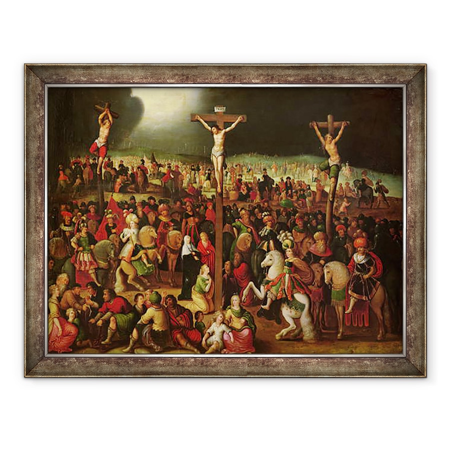 Tablou inramat - Frans II Francken the Younger - The Crucifixion, 60 x 80 cm