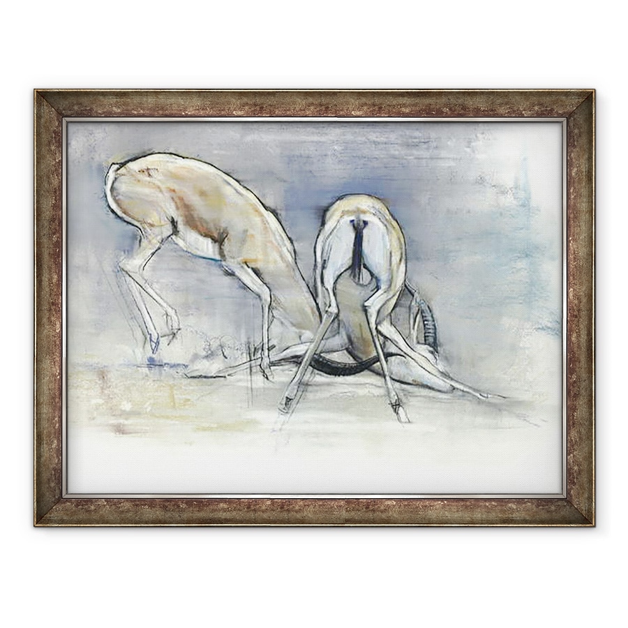 Tablou inramat - Mark Adlington - Gazele II, 60 x 80 cm