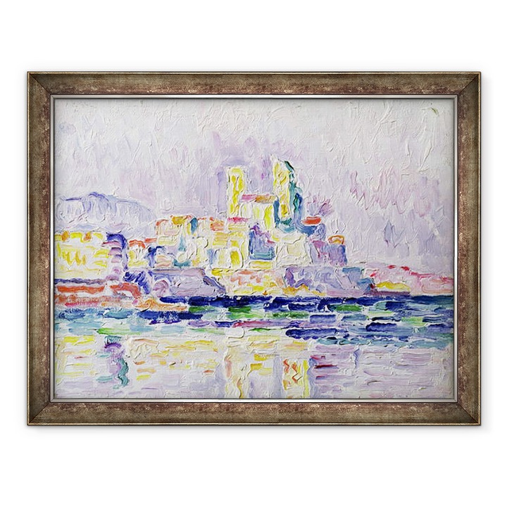 Картина в рамка - Пол Сигнак - Етюд на Антиб, 60 x 80 см