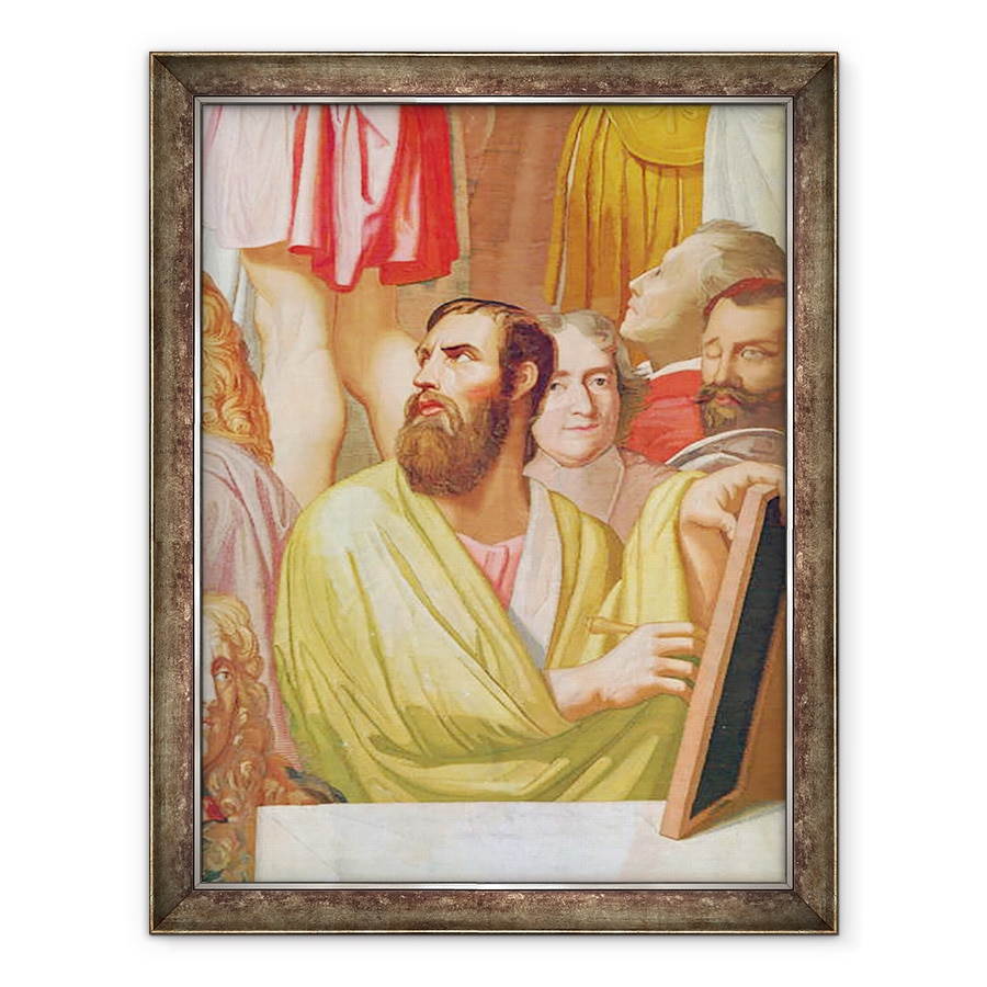 Tablou inramat - Jean Auguste Dominique Ingres - Omagiu adus lui Homer detaliu dreapta jos, 60 x 80 cm