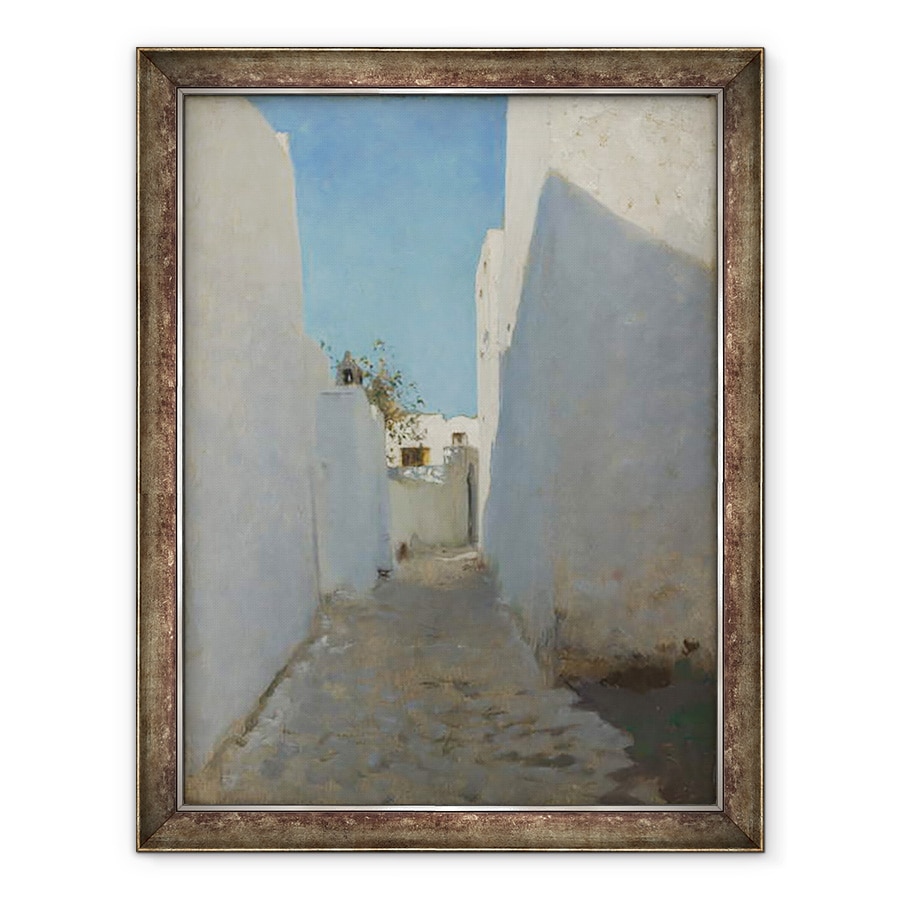 Tablou inramat - John Singer Sargent - O scena marocan Street, 60 x 80 cm