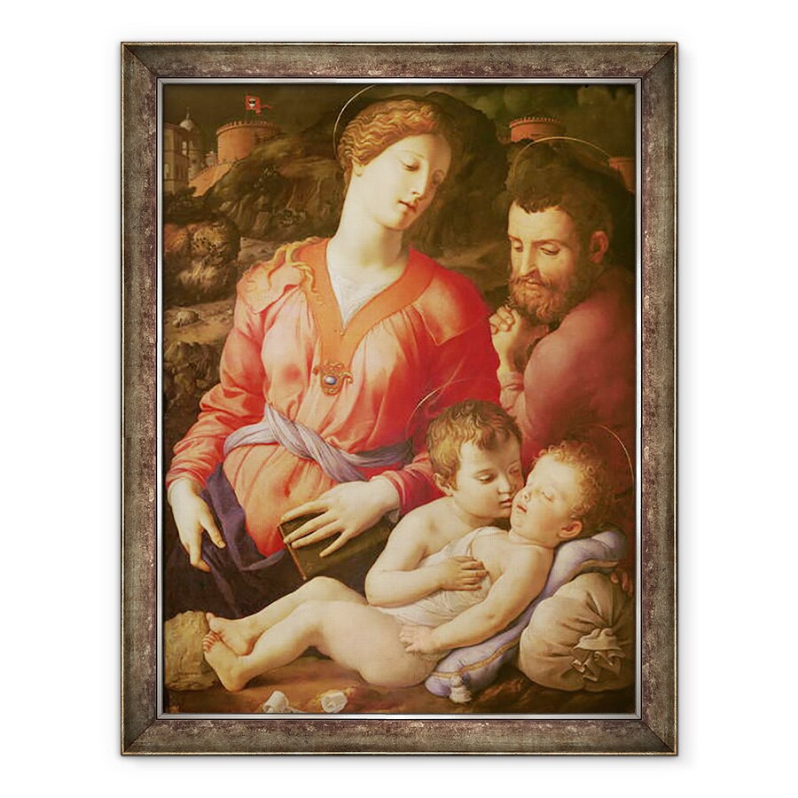 Tablou inramat - Agnolo di Cosimo Bronzino - Sfanta familie Panciatichi, 60 x 80 cm