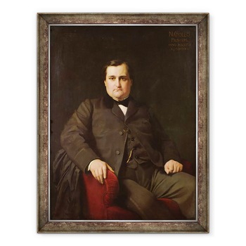 Tablou inramat - Hippolyte Flandrin - Portretul lui Joseph Charles Bonaparte, Printul Napoleon 1822-1891, 60 x 80 cm Tablou inramat - Hippolyte Flandrin - Portretul lui Joseph Charles Bonaparte, Printul Napoleon 1822-1891, 60 x 80 cm