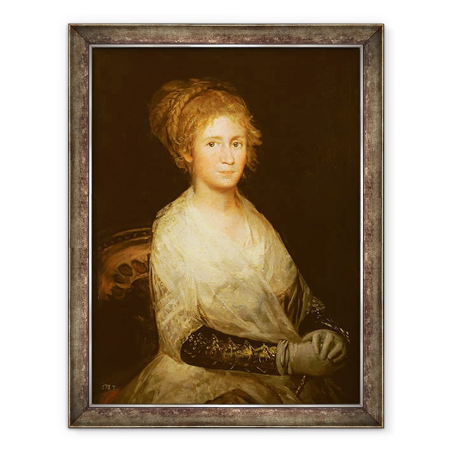 Tablou inramat - Francisco Jose de Goya y Lucientes - Portret considerat a fi Josepha Bayeu d.1812 sotia lui Goya, 60 x 80 cm