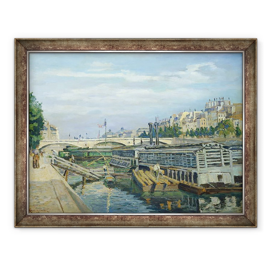 Tablou inramat - Jean Baptiste Armand Guillaumin - Podul lui Louis Philippe, 60 x 80 cm