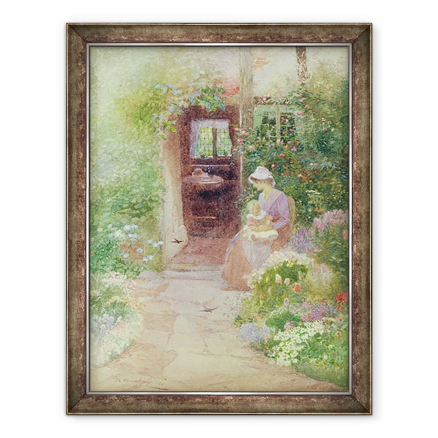 Tablou inramat - Thomas Mackay - Bucurandu-se de soare, 60 x 80 cm