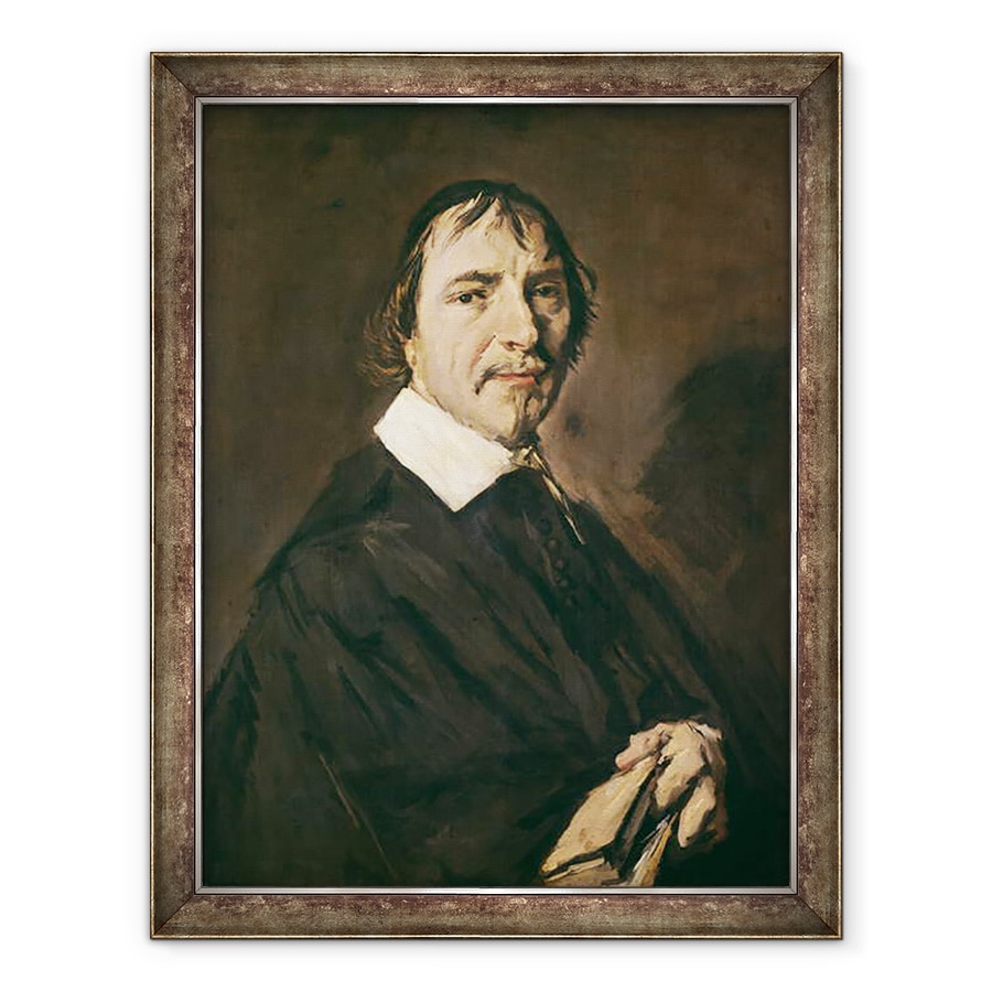 Tablou inramat - Frans Hals - Portretul Pastorului Herman Langélius, profesor la Universitatea din Leiden, 60 x 80 cm