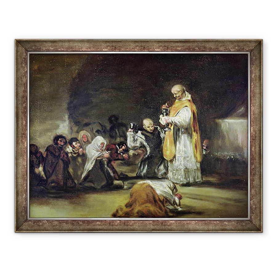 Tablou inramat - Francisco Jose de Goya y Lucientes - Comuniunea, 60 x 80 cm
