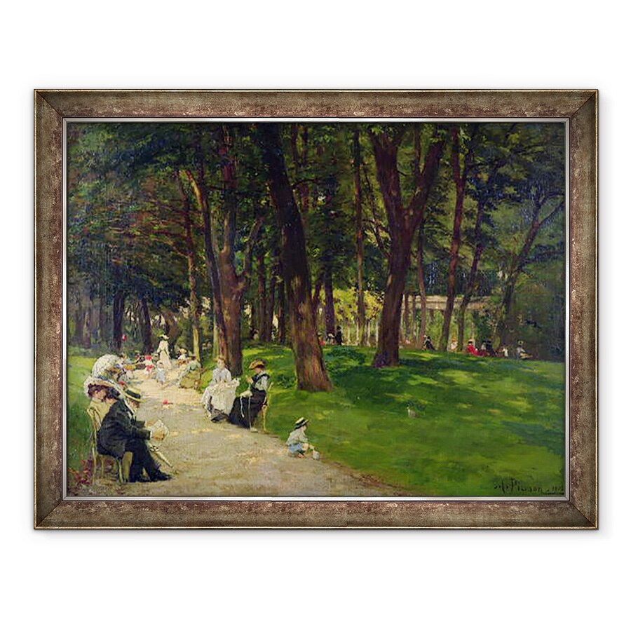 Tablou inramat - Albert Leopold Pierson - in parc, 60 x 80 cm