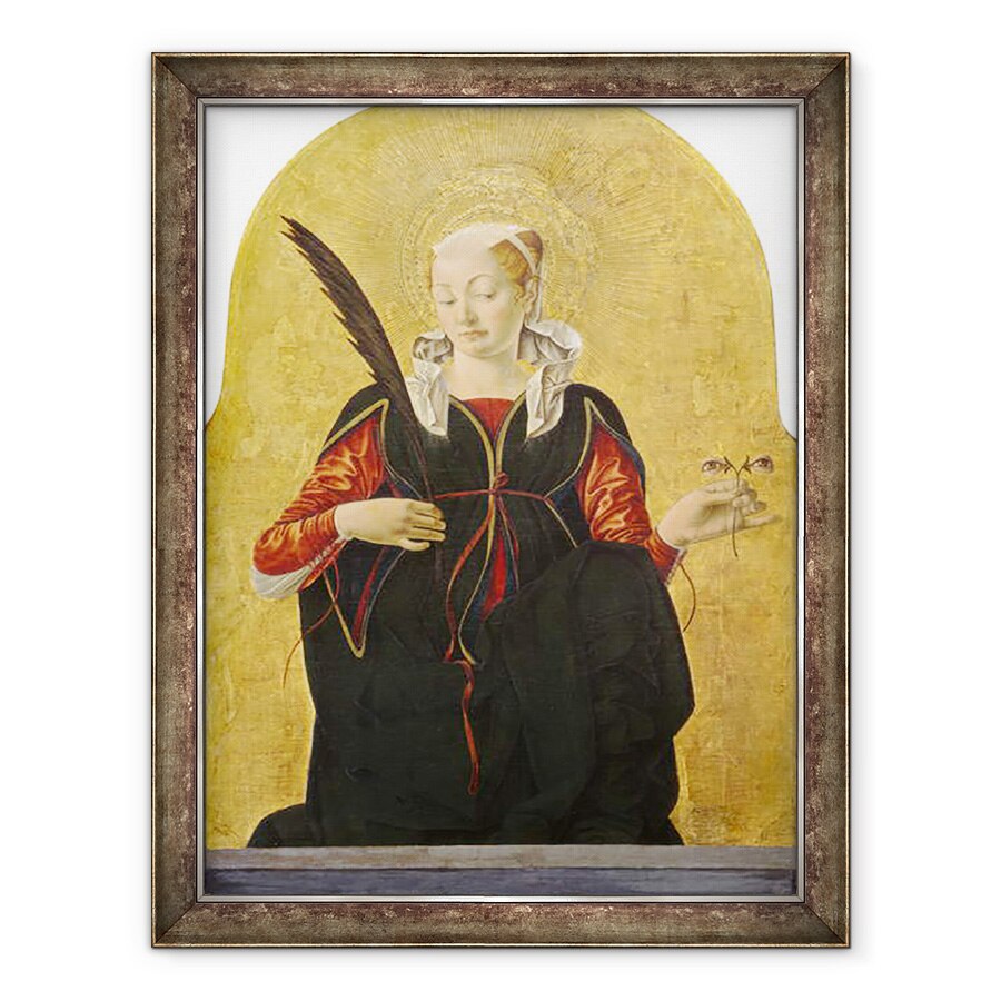 Tablou inramat - Francesco del Cossa - St Lucy, 60 x 80 cm