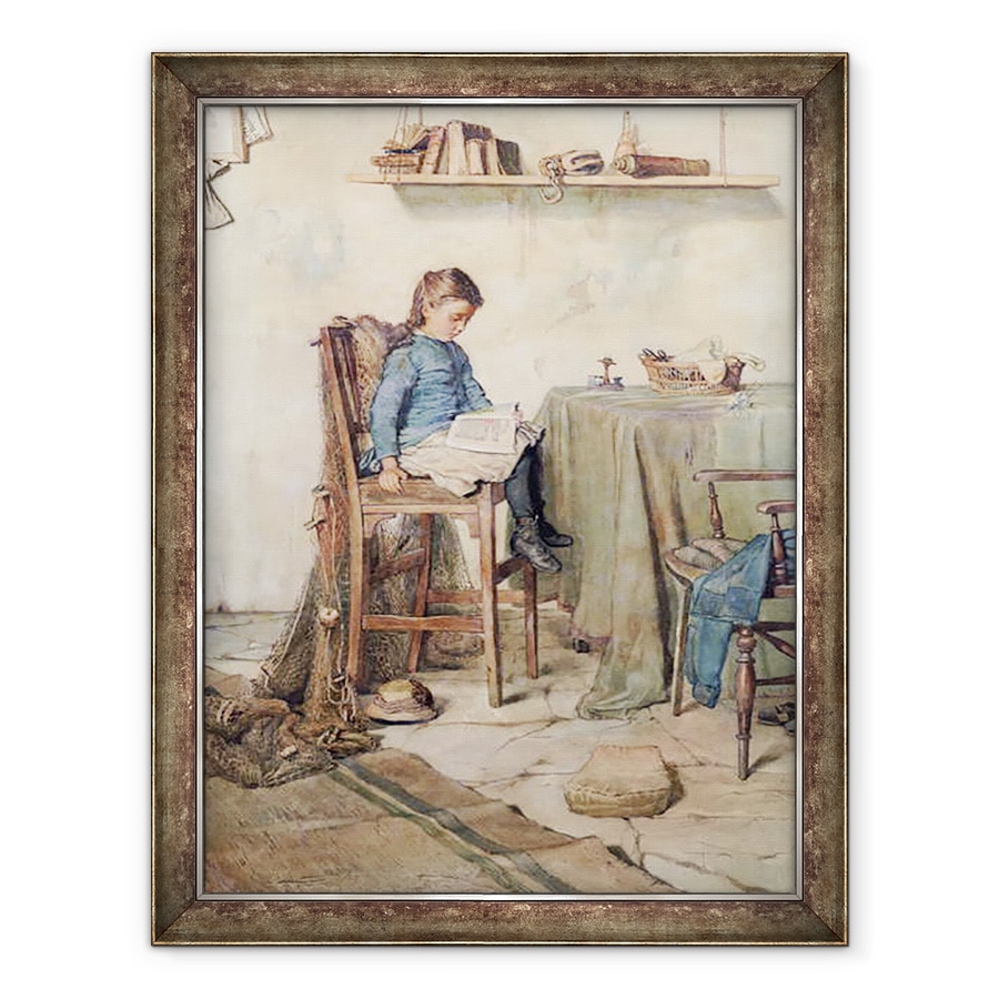 Tablou inramat - Frank Richards - Teme pentru acasa, 60 x 80 cm