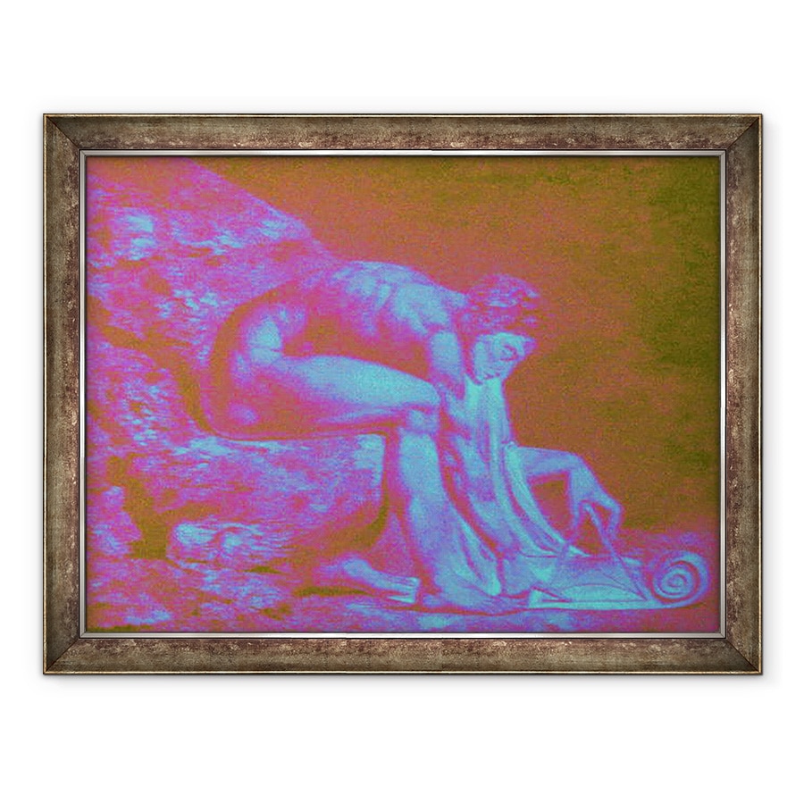 Tablou inramat - Peter McClure - GEOMETRIST, ISAAC NEWTON... PIX-ENTUZIASMAT.2014, 60 x 80 cm