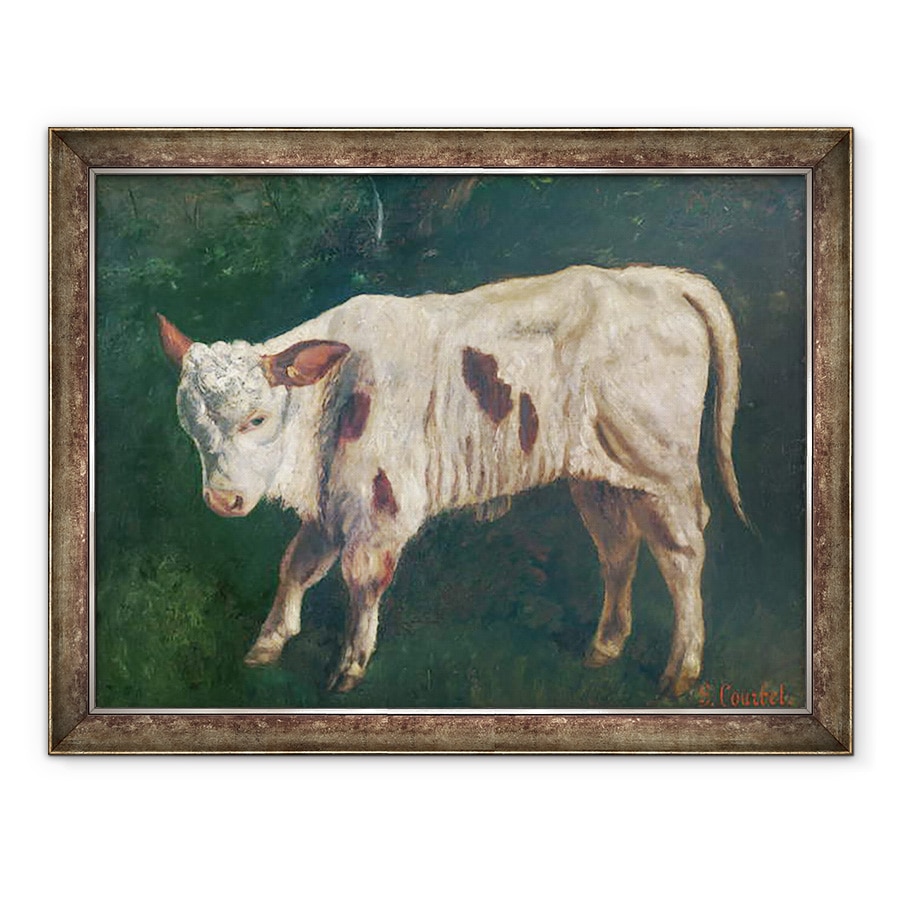 Tablou inramat - Gustave Courbet - Un vitel, 60 x 80 cm