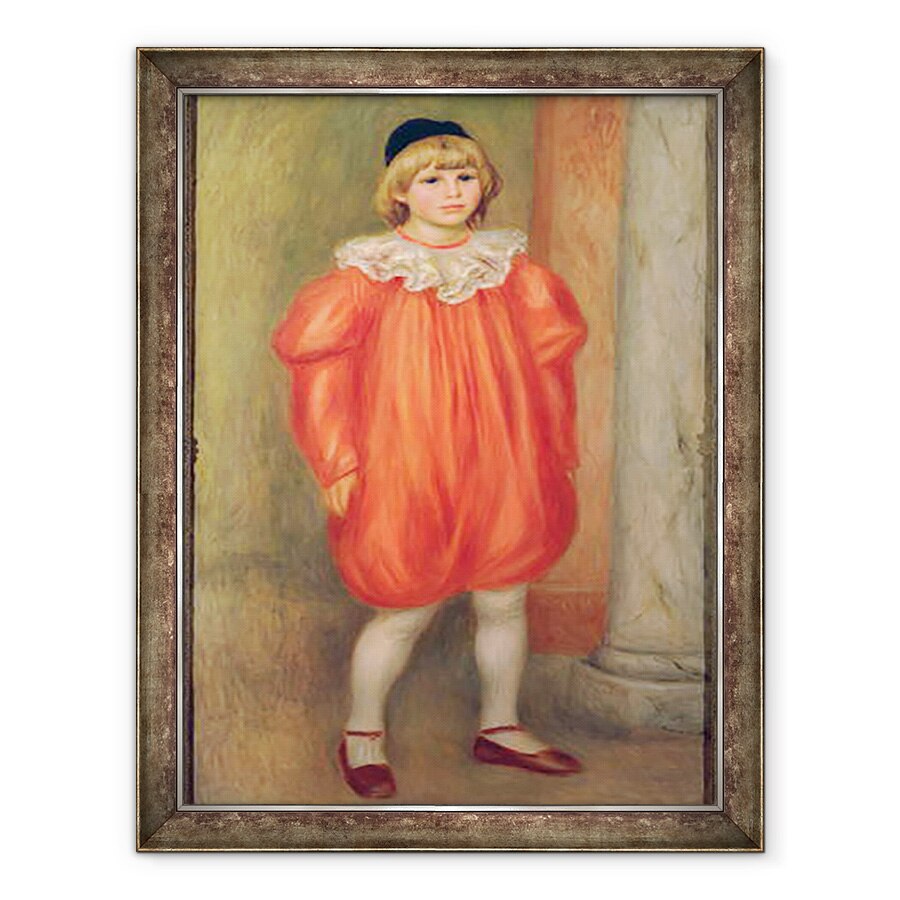 Tablou inramat - Pierre Auguste Renoir - Claude Renoir intr-un costum de clovn, 70 x 90 cm