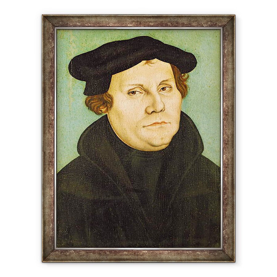Tablou inramat - Lucas Cranach the Elder - Luther ca profesor, 70 x 90 cm