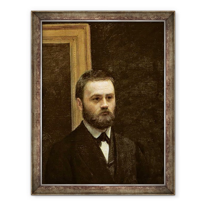 Ignace Henri Jean Fantin-Latour - Önarckép I, Keretezett kép, 60 x 80 cm