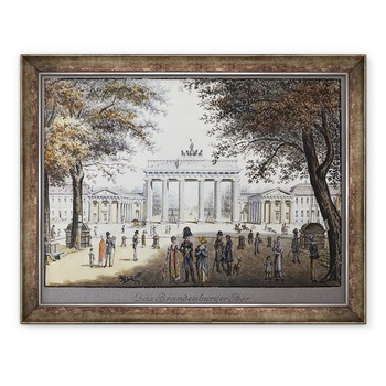 Tablou inramat - F.A. Calau - Poarta Brandenburg, 70 x 90 cm Tablou inramat - F.A. Calau - Poarta Brandenburg, 70 x 90 cm