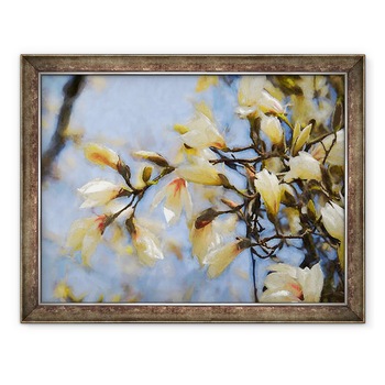 Tablou inramat - Helen White - Cerul Albastru Magnolia, 2019, 60 x 80 cm Tablou inramat - Helen White - Cerul Albastru Magnolia, 2019, 60 x 80 cm