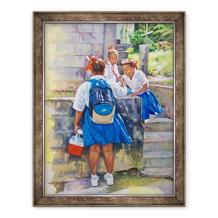 Tablou inramat - Colin Bootman - Schoolgirl Banter, 2019, 60 x 80 cm