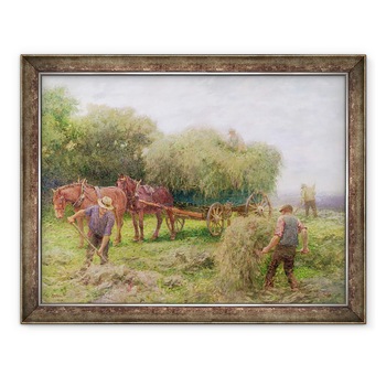 Tablou inramat - Arthur Hopkins - Haymaking, 60 x 80 cm Tablou inramat - Arthur Hopkins - Haymaking, 60 x 80 cm