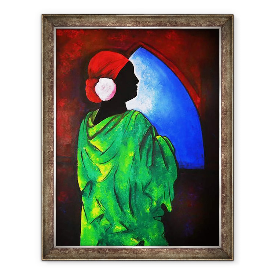 Tablou inramat - Patricia Brintle - Trandafir Camelia, 70 x 90 cm