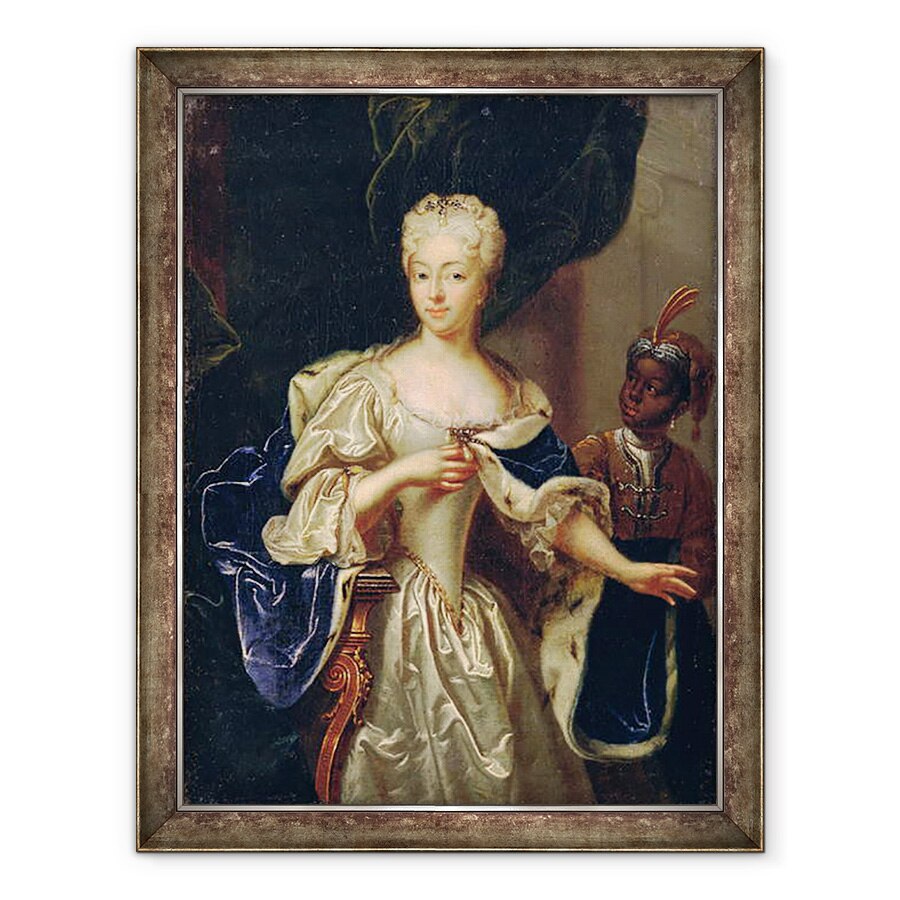 Tablou inramat - Luedden - Portret De Printesa Charlotte De Brunswick-Luneburg, 60 x 80 cm