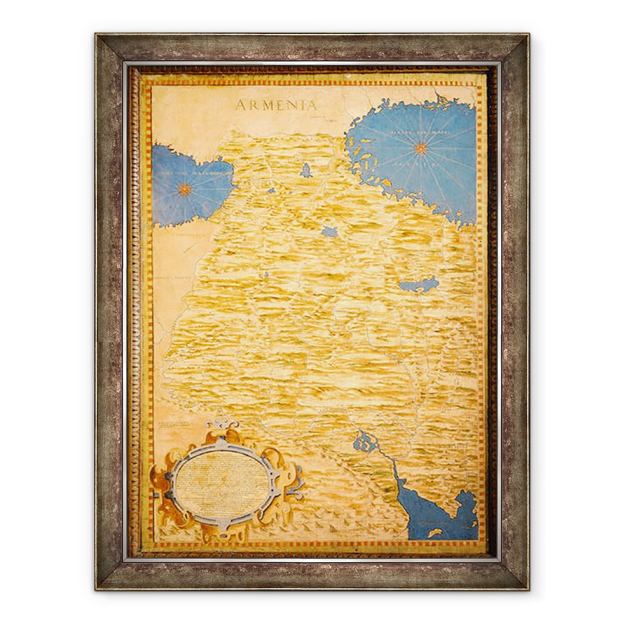Tablou inramat - Stefano Buonsignori - Harta Armenia, 60 x 80 cm