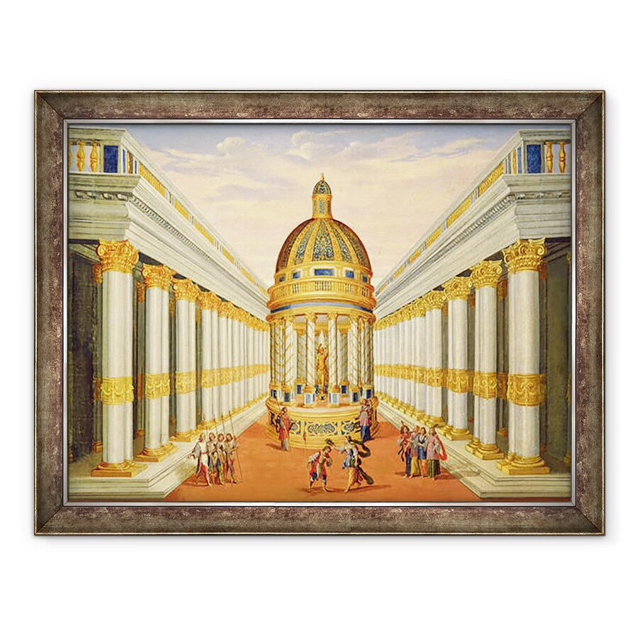 Tablou inramat - Giacomo Torelli - Actul I, 60 x 80 cm