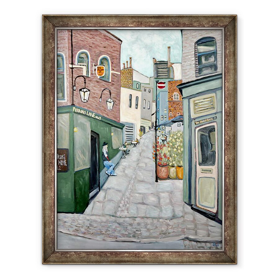 Tablou inramat - Deborah Eve Alastra - Pub bantuit Hampstead, 60 x 80 cm