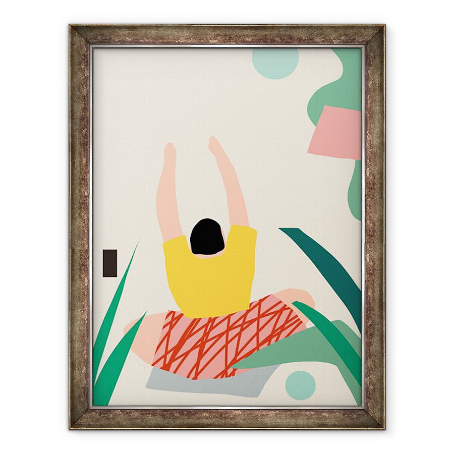 Tablou inramat - Ewelina Skowronska - yoga, 60 x 80 cm