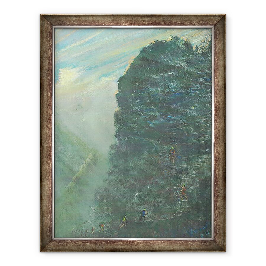 Tablou inramat - Vincent Alexander Booth - Ascensiunea stancoasa sus pe munte, 2011, 60 x 80 cm