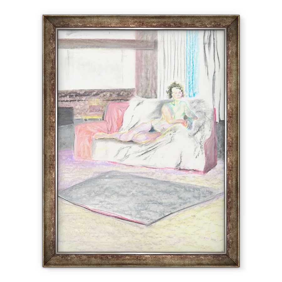 Tablou inramat - Vincent Alexander Booth - Singur in sfarsit, 1997, 70 x 90 cm