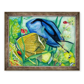 Tablou inramat - Deborah Eve Alastra - Albastru Tang, 1998, 60 x 80 cm Tablou inramat - Deborah Eve Alastra - Albastru Tang, 1998, 60 x 80 cm