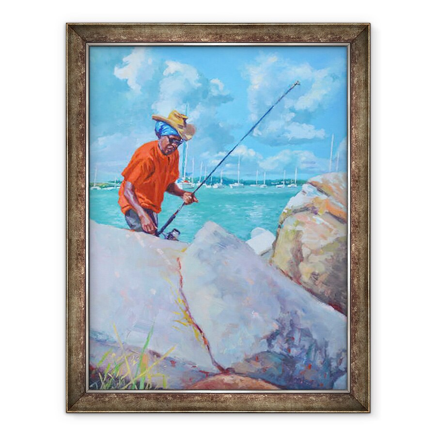 Tablou inramat - Colin Bootman - Pescar Rosu, 2019, 60 x 80 cm