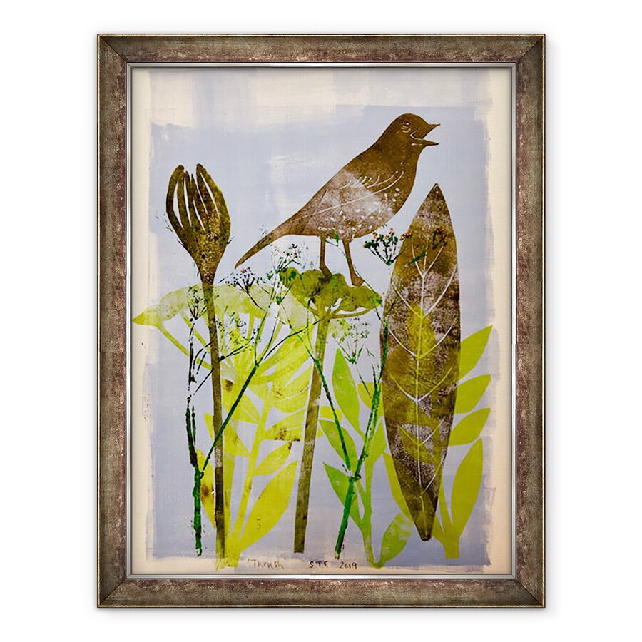 Tablou inramat - Sarah Thompson-Engels - Pasare cantand, 2020, 60 x 80 cm