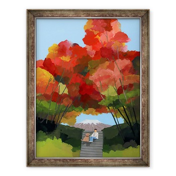 Tablou inramat - Hiroyuki Izutsu - Arcul frunzelor de toamna I, 60 x 80 cm Tablou inramat - Hiroyuki Izutsu - Arcul frunzelor de toamna I, 60 x 80 cm