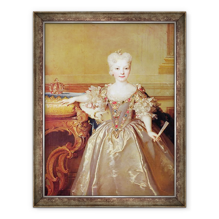 Tablou inramat - Nicolas de Largilliere - Infanta Maria Ana Victoria de Borbón, 70 x 90 cm