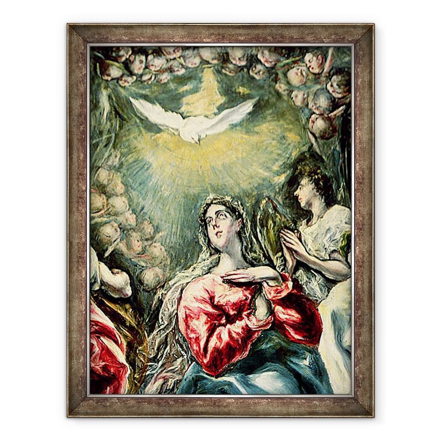 Tablou inramat - El Greco - Conceptia Imaculata, 60 x 80 cm