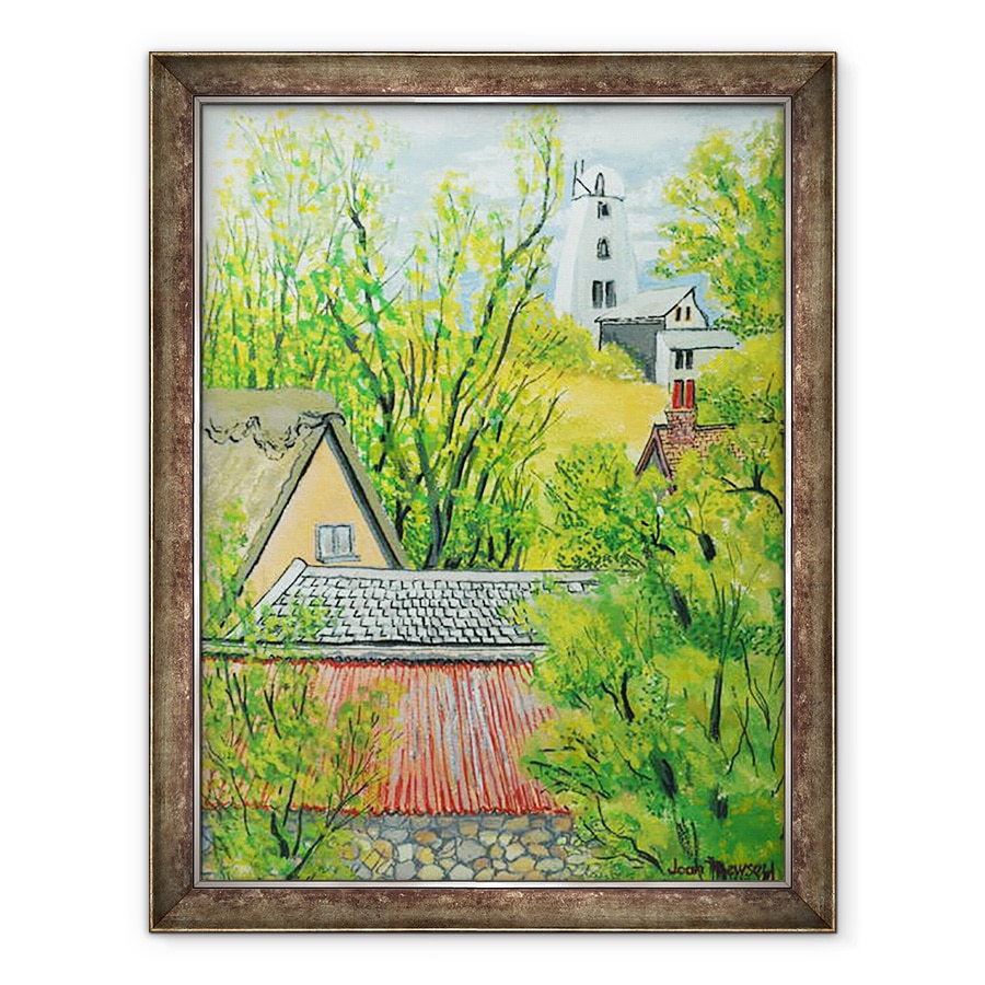 Tablou inramat - Joan Thewsey - Vedere de la fereastra Cynthiei, Dalham, 70 x 90 cm