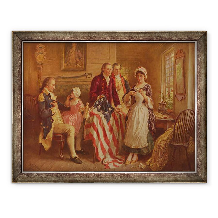 Tablou inramat - Jean Leon Gerome Ferris - Betsy Ross, 60 x 80 cm