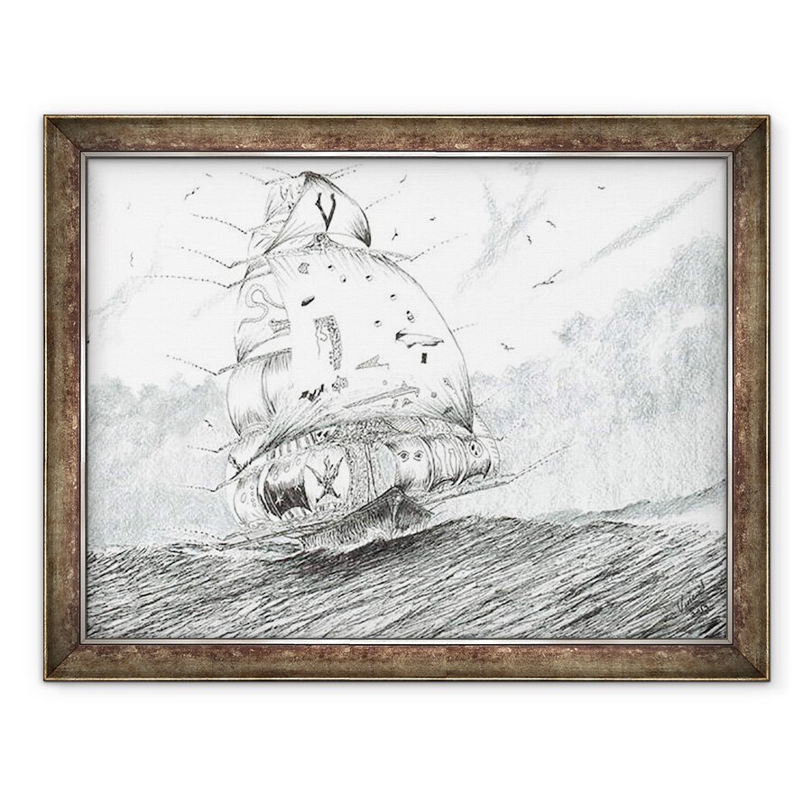 Tablou inramat - Vincent Alexander Booth - Creatorii de furtuni Marea Argentinei, 2019, 60 x 80 cm