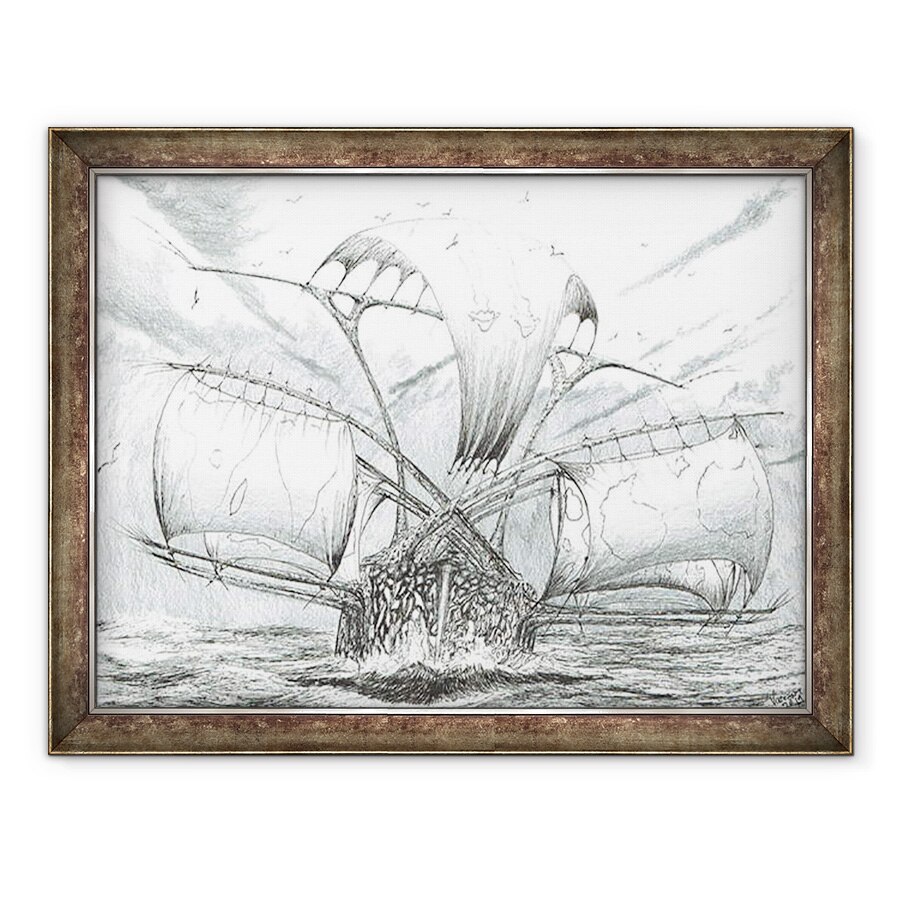 Tablou inramat - Vincent Alexander Booth - Creatorii de furtuni Marea Wadden, 2019, 60 x 80 cm